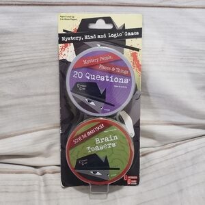 University Games 20 Questions Brain Teasers Game Sealed Mystery Mind Logic 8+